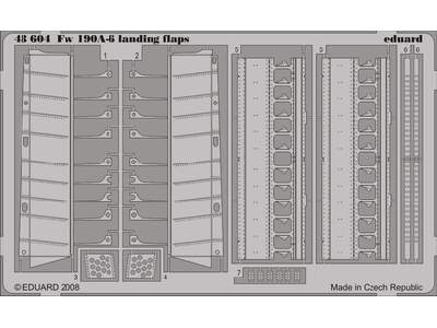 Fw 190A-6 landing flaps 1/48 - Hasegawa - image 1