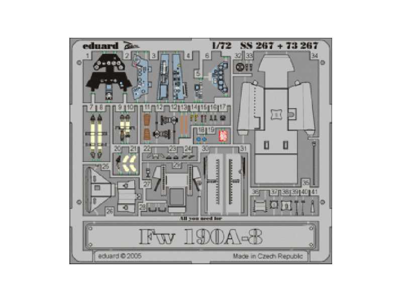 Fw 190A-8 1/72 - Academy Minicraft - image 1