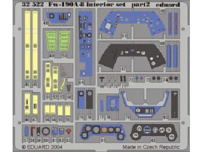 Fw 190A-8 interior 1/32 - Hasegawa - image 1