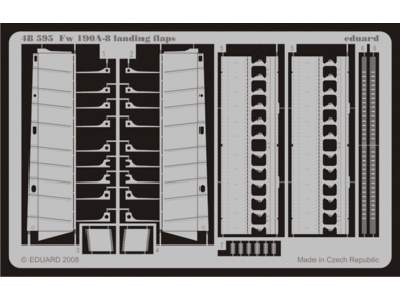 Fw 190A-8 landing flaps 1/48 - Hasegawa - image 1