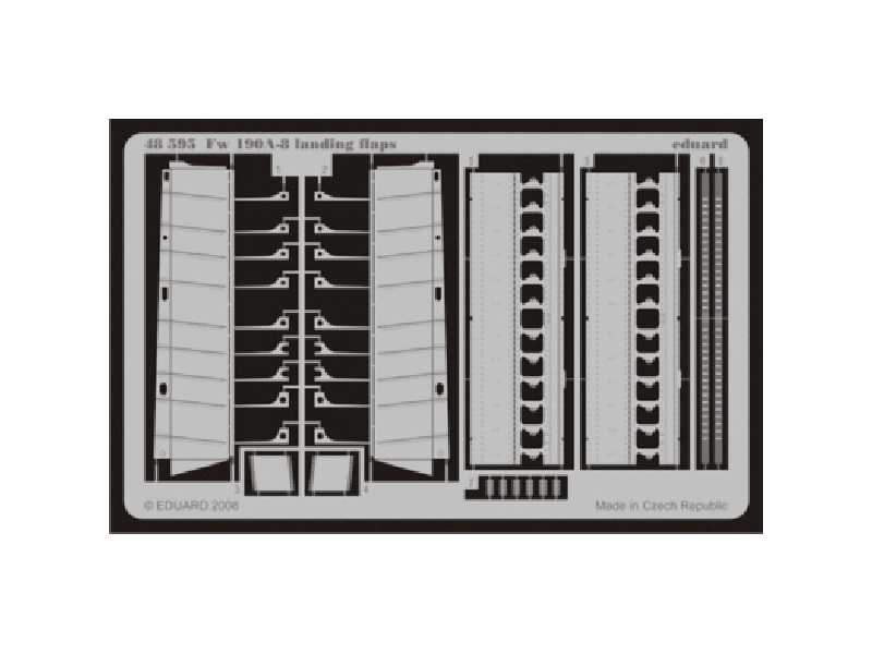 Fw 190A-8 landing flaps 1/48 - Hasegawa - image 1