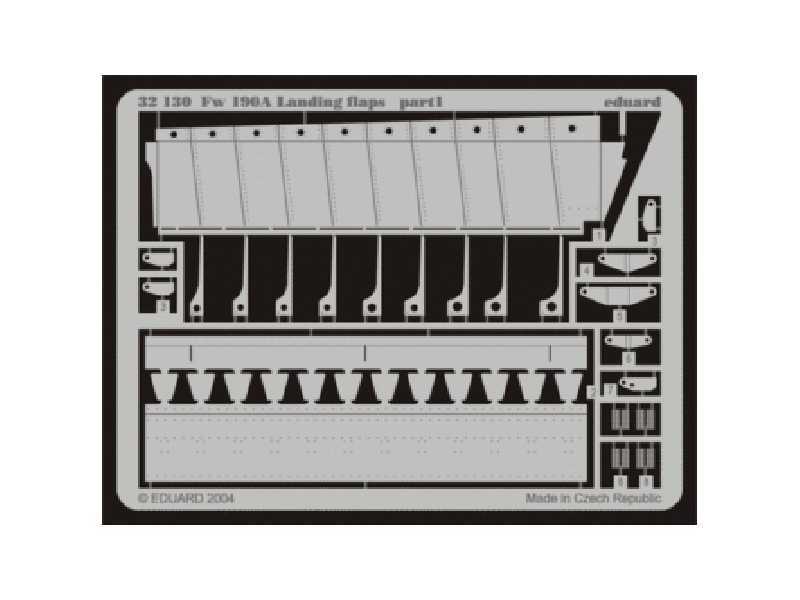 Fw 190A-8 landing flaps (new tool) 1/32 - Hasegawa - image 1