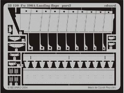 Fw 190A-8 landing flaps (new tool) 1/32 - Hasegawa - image 3