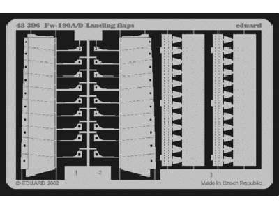 Fw 190A/ D landing flaps 1/48 - Tamiya - image 1