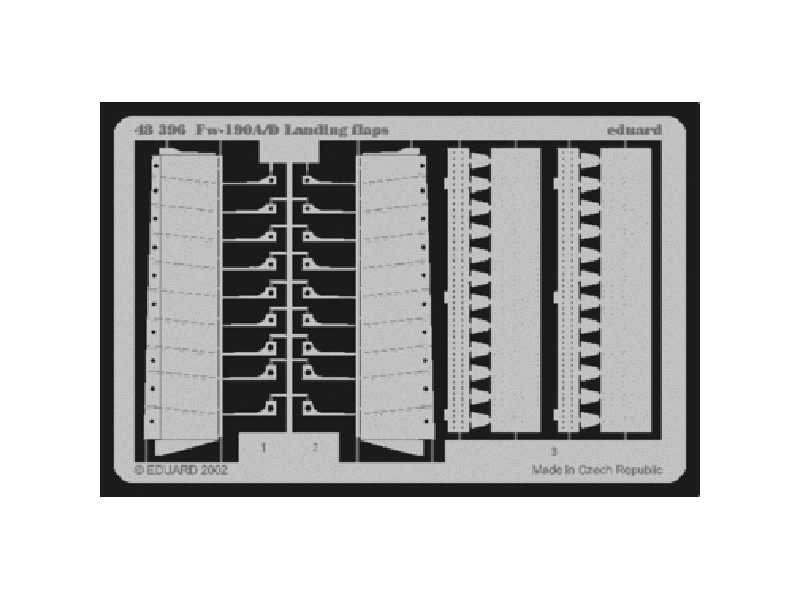 Fw 190A/ D landing flaps 1/48 - Tamiya - image 1