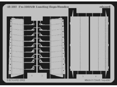 Fw 190A/ D wooden landing flaps 1/48 - Tamiya - image 1