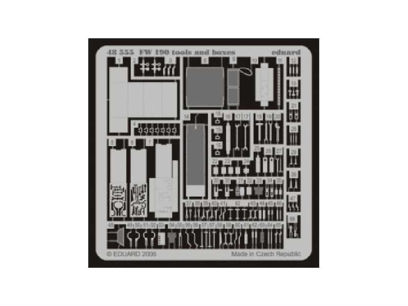 Fw 190A/ F tools and boxes 1/48 - image 1