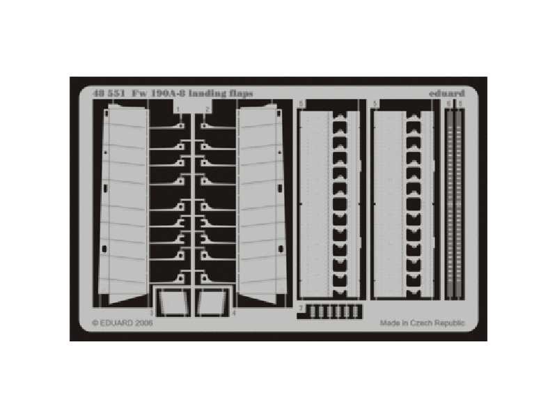 Fw 190A landing flaps 1/48 - Eduard - image 1