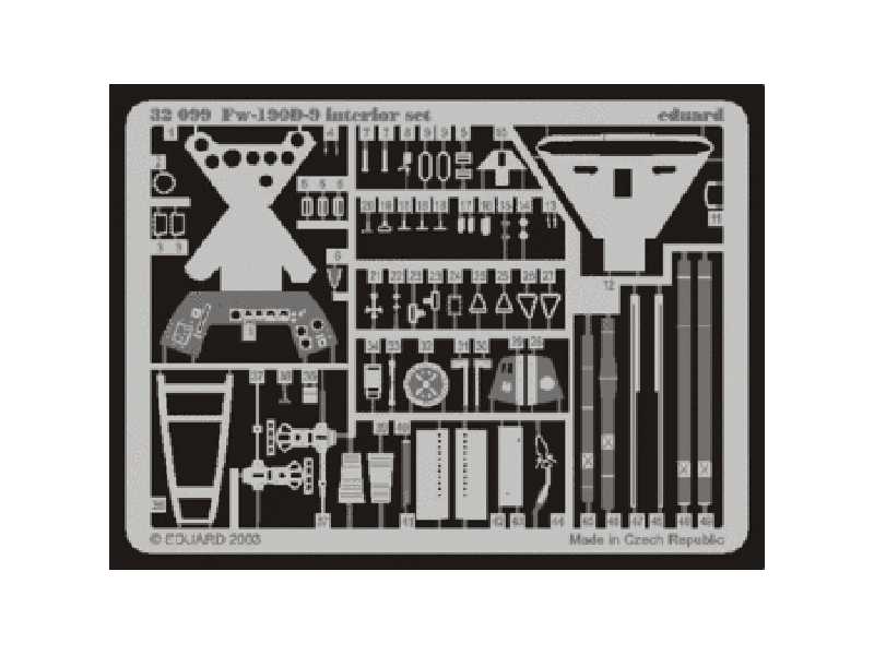 Fw 190D-9 interior 1/32 - Hasegawa - image 1