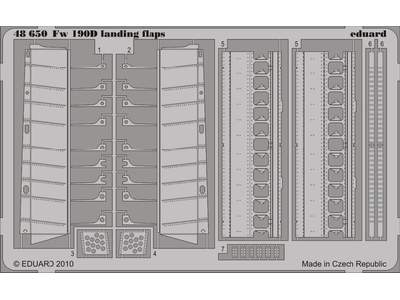 Fw 190D landing flaps 1/48 - Eduard - image 1