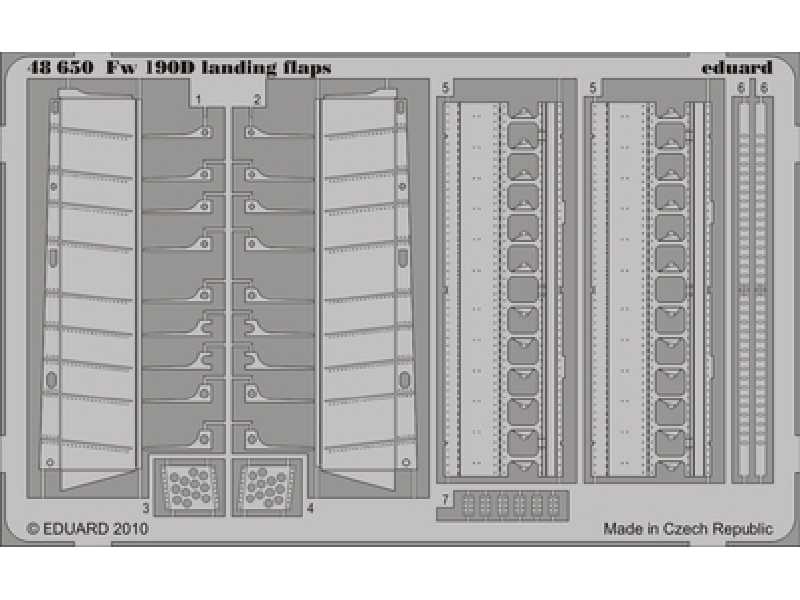 Fw 190D landing flaps 1/48 - Eduard - image 1