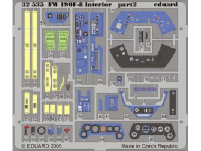 Fw 190F-8 interior 1/32 - Hasegawa - image 1