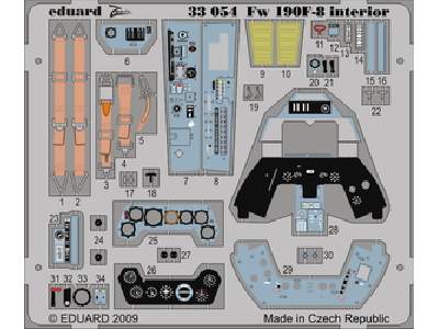 Fw 190F-8 interior S. A. 1/32 - Hasegawa - image 1