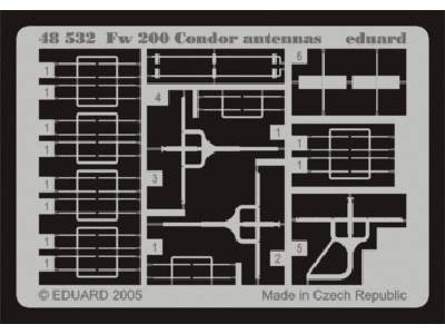 Fw 200 Condor antennas 1/48 - Trumpeter - image 1