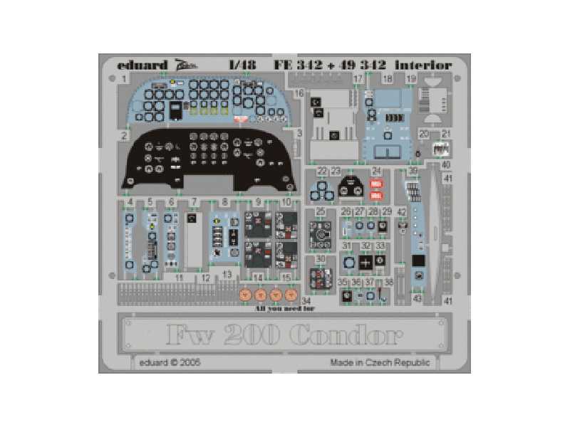 Fw 200 Condor interior 1/48 - Trumpeter - - image 1