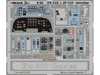 Fw 200 Condor interior 1/48 - Trumpeter - image 2