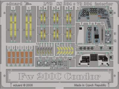 Fw 200C Condor interior 1/72 - Revell - image 1