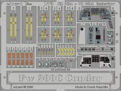 Fw 200C Condor interior 1/72 - Revell - image 2