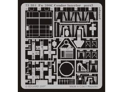 Fw 200C Condor interior 1/72 - Revell - image 3