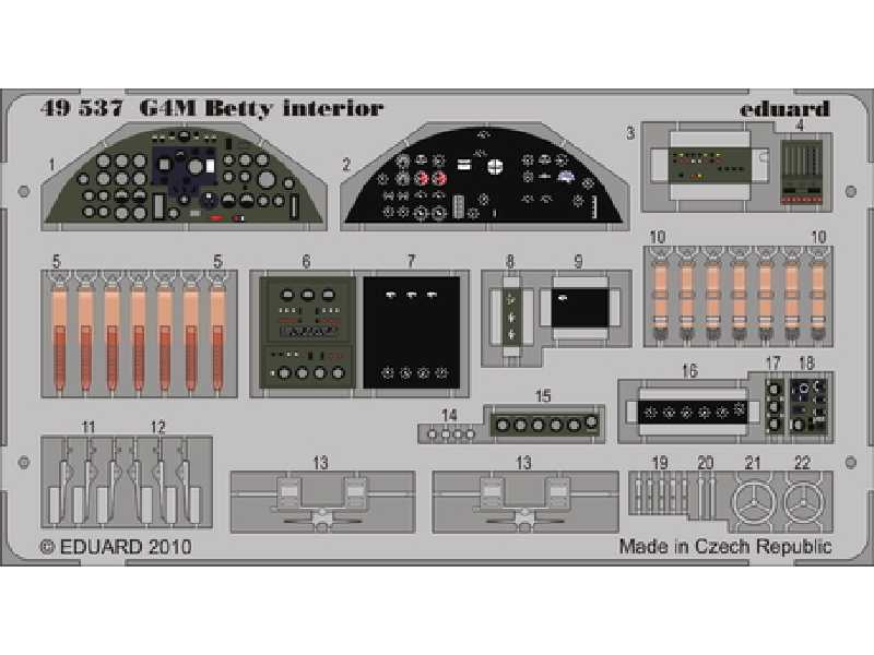 G4M Betty interior S. A. 1/48 - Tamiya - image 1