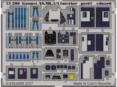 Gannet AS. Mk.1/4 interior 1/72 - Trumpeter - image 1