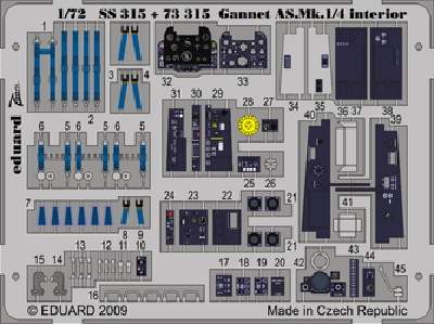 Gannet AS. Mk.1/4 interior S. A. 1/72 - Revell - image 1