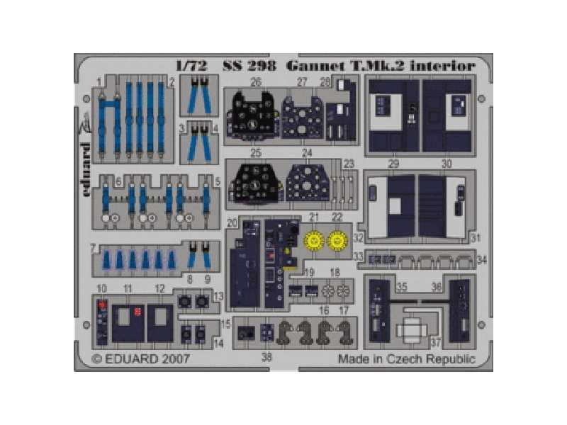 Gannet T. Mk.2 interior 1/72 - Trumpeter - image 1