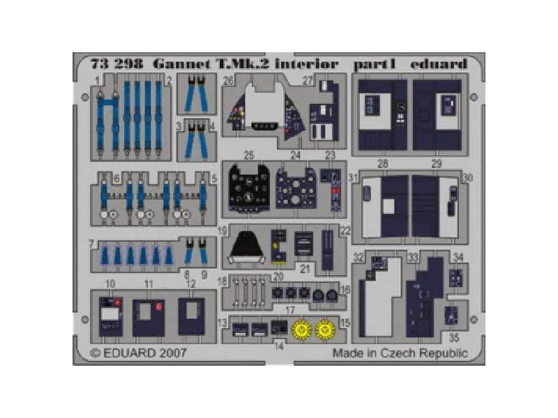 Gannet T. Mk.2 interior 1/72 - Trumpeter - image 1