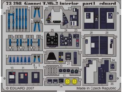 Gannet T. Mk.2 interior 1/72 - Trumpeter - image 2