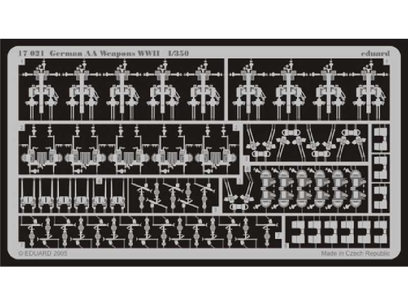 German AA Weapons WWII 1/350 - image 1