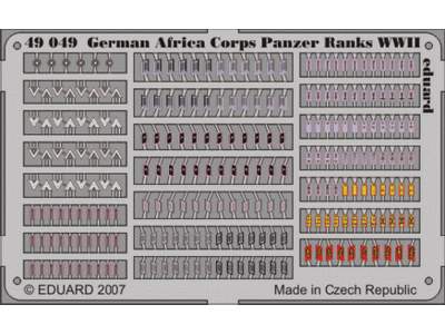 German Africa Corps Panzer Ranks WWII 1/48 - image 1