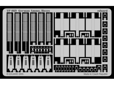 German Ammo.  Boxes 1/35 - image 1