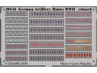 German Artillery Ranks WWII 1/48 - image 1