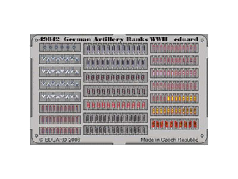 German Artillery Ranks WWII 1/48 - image 1