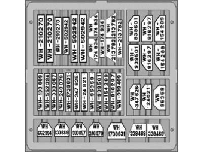 German Car Licence Plates 1/35 - image 1