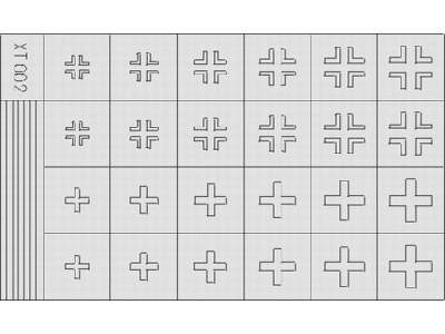  German Crosses 2 late 1/35 - masks - image 1