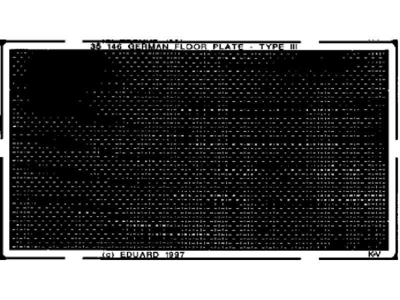 German floor plate III 1/35 - Universal - image 1