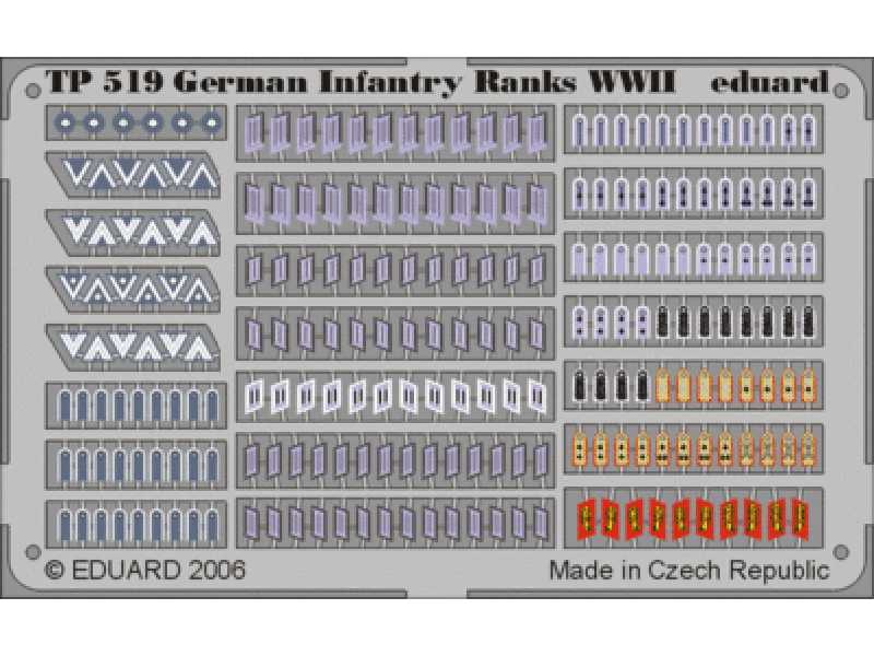 German Infantry Ranks WWII 1/35 - image 1