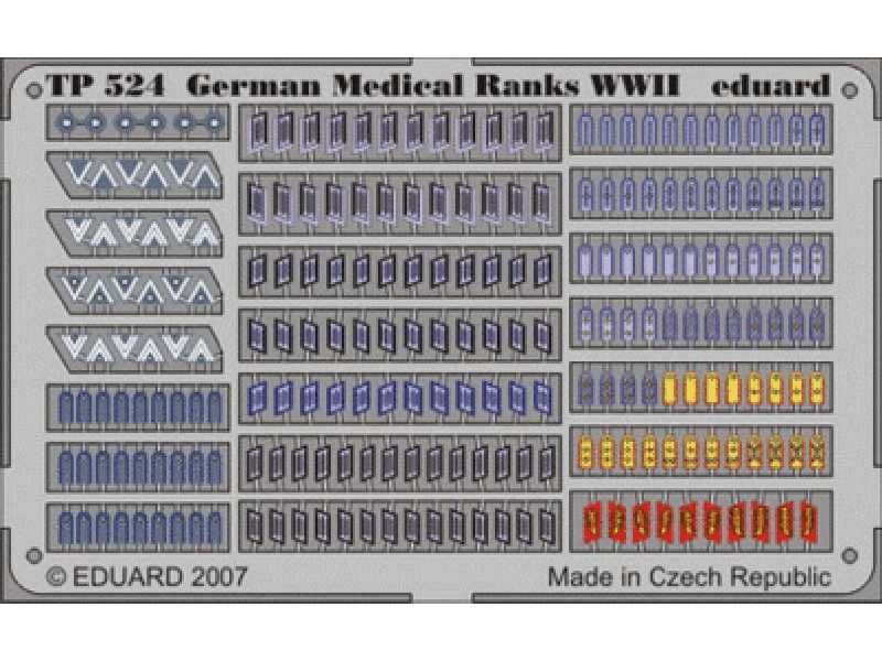 German Medical Ranks WWII 1/35 - image 1