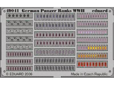 German Panzer Ranks WWII 1/48 - image 1