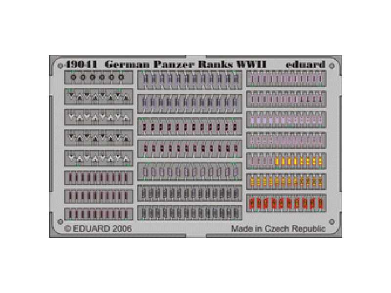 German Panzer Ranks WWII 1/48 - image 1