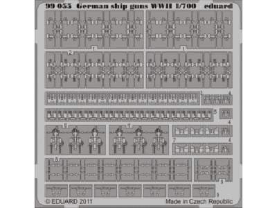 German ship guns WWII 1/700 - image 1