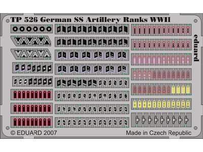 German SS Artilery Ranks WWII 1/35 - image 1