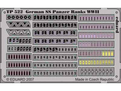 German SS Panzer Ranks WWII 1/35 - image 1