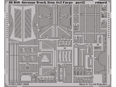 German Truck 3ton 4x2 Cargo 1/35 - Tamiya - image 3