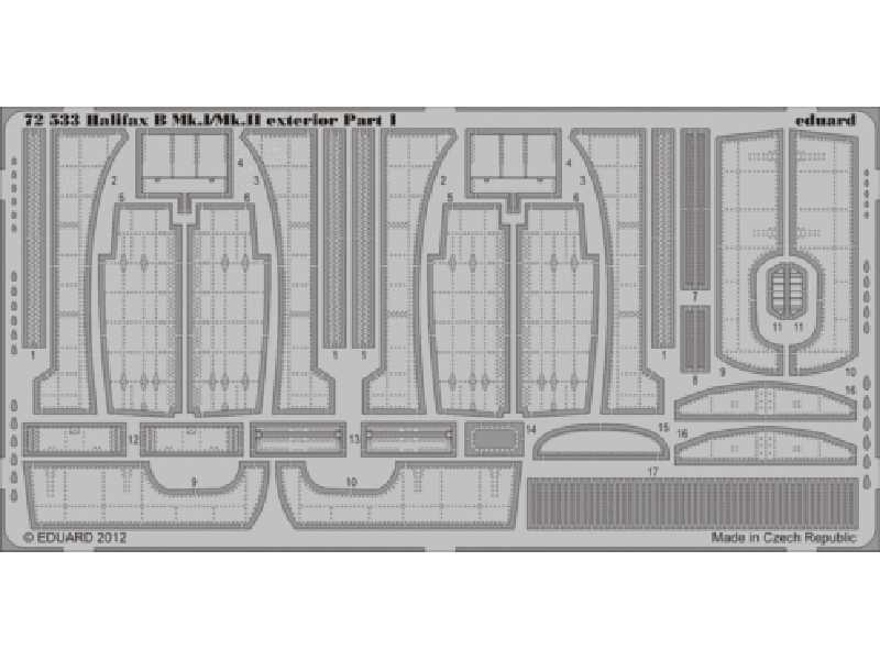 Halifax B Mk. I/Mk. II exterior 1/72 - Revell - image 1