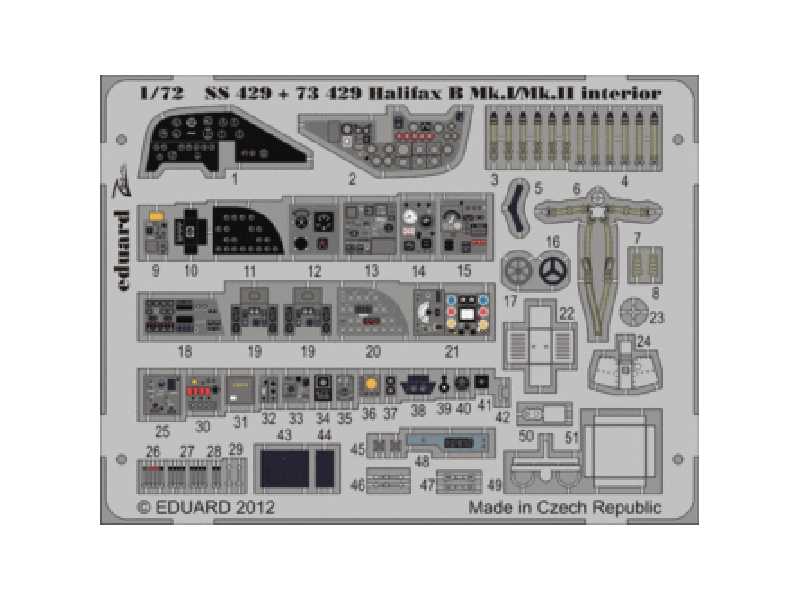 Halifax B Mk. I/Mk. II interior S. A. 1/72 - Revell - image 1