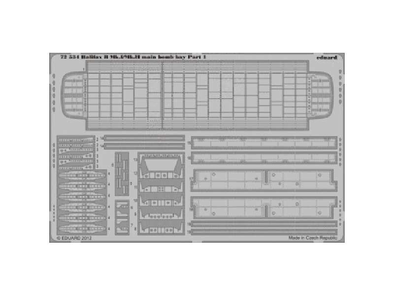 Halifax B Mk. I/Mk. II main bomb bay 1/72 - Revell - image 1 Halifax B Mk. I/Mk. II main bomb bay 1/72 - Revell - image 1