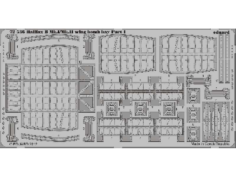 Halifax B Mk. I/Mk. II wing bomb bay 1/72 - Revell - image 1