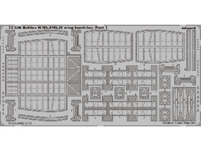 Halifax B Mk. I/Mk. II wing bomb bay 1/72 - Revell - image 2